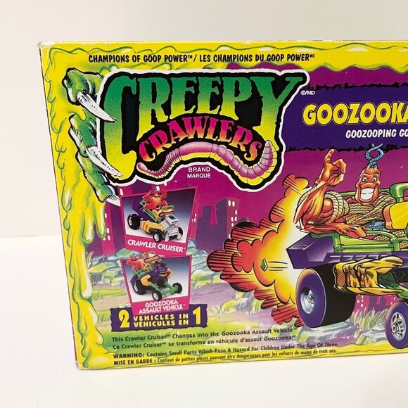 Vtg 1994 Creepy Crawlers Goozooka Assault Vehicle 2 Vehicles in 1 TOYMAX - Picture 2 of 11
